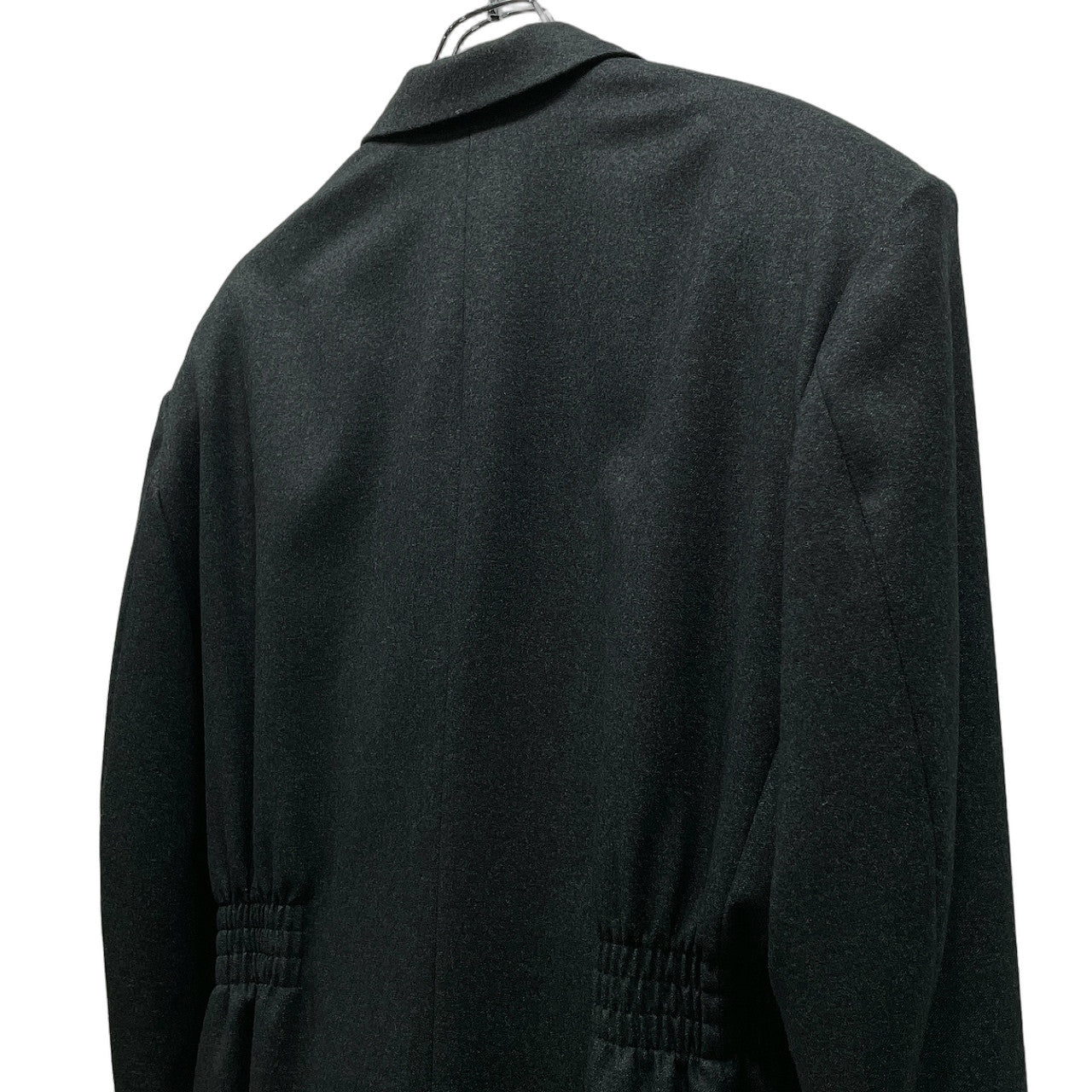 JOHN LAWRENCE SULLIVAN 20AW WAIST GATHERED JACKET ウエストギャザーダブルブレストテーラードジャケット ブレザー ブルゾン コート アウター 定価110,000円 ジョンローレンスサリバン メンズ