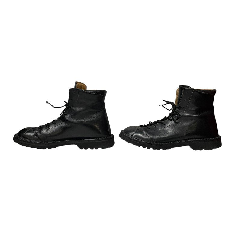 Yohji Yamamoto Pour Homme コマンドソールレザーレースアップモンキーブーツ Archive シューズ 靴 クツ 編み上げ 40 vibram ラバーソール ヨウジヤマモトプールオム メンズ