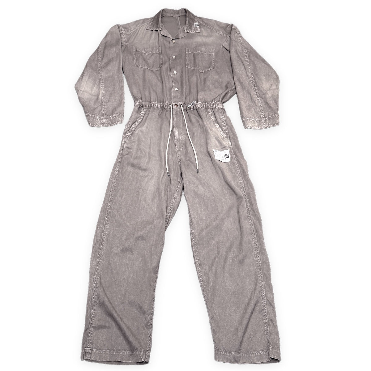 Maison MIHARA YASUHIRO MMY AGED JUMPSUIT エイジング加工レーヨンジャンプスーツ つなぎ オールインワン ジャケット パンツ ボトムス アウター A14PT062 定価85,800円 メゾンミハラヤスヒロ メンズ