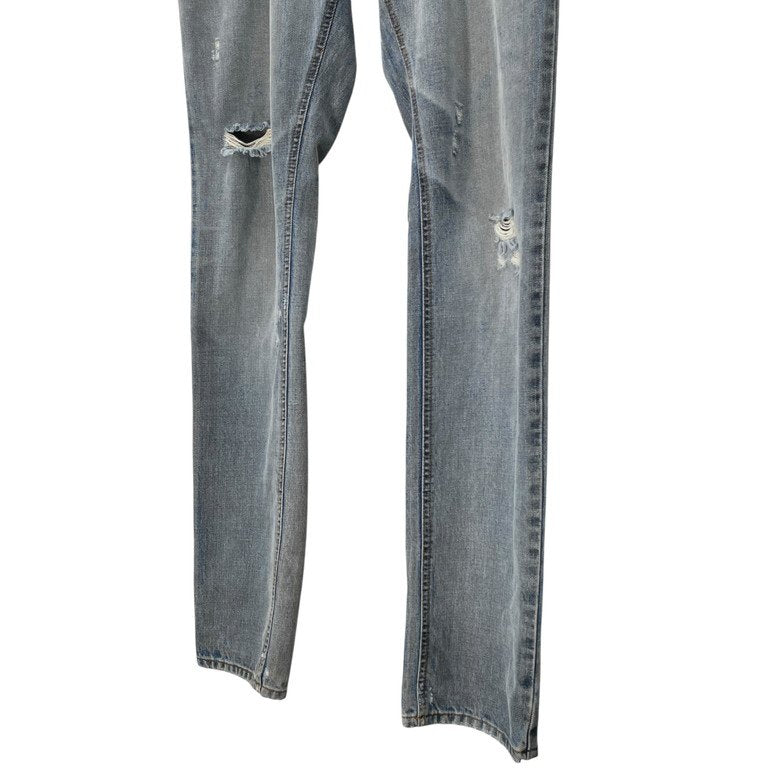 DOLCE&GABBANA バックプレートダメージ加工5ポケットデニムパンツ ジーンズ ボトムス D&G Archive ドルチェアンドガッバーナ メンズ