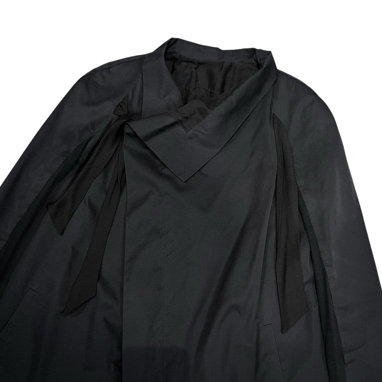 Rick Owens コットンシルクリボンボタンレスロングコート Archive 00s ブルゾン ジャケット アウター リックオウエンス メンズ