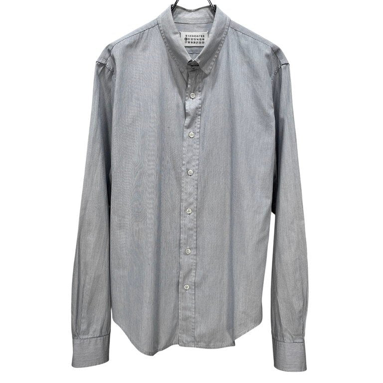 Maison Martin Margiela 10 ピンストライプチンストラップシャツ Archive ブラウス トップス メゾンマルタンマルジェラ メンズ