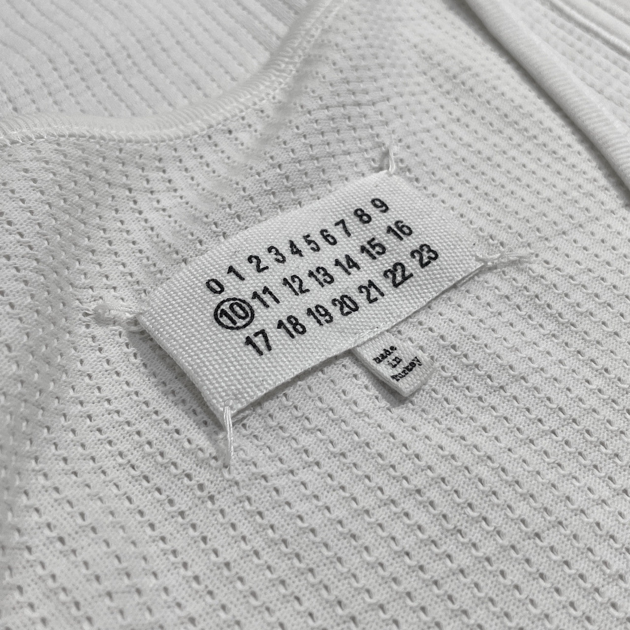 Maison Margiela 10 18AW カットオフタンクトップ ノースリーブカットソー Tシャツ Tee T-shirt トップス メゾンマルジェラ メンズ