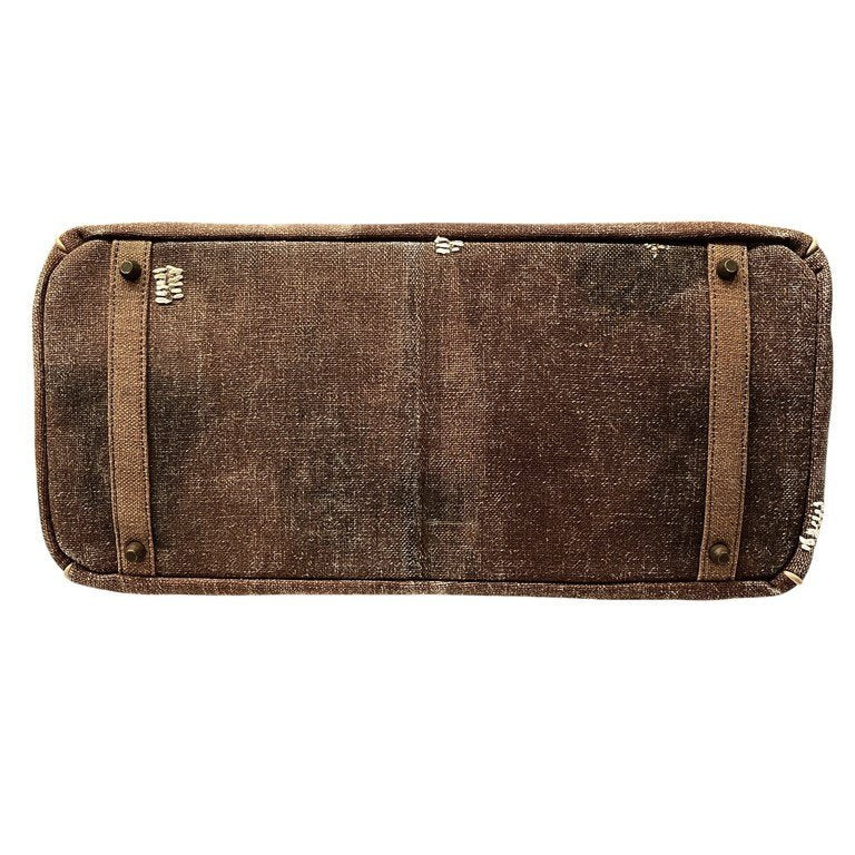 ierib BARK 40 SAKABUKURO Marble Cordovan ヴィンテージ酒袋マーブルコードバンレザーハンドバッグ ショルダー ボストン 刺し子 刺繍 鞄 カバン 未使用 定価114,400円 イエリブ メンズ レディース ユニセックス