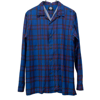 NOiSECRAFT Eliot Tartan Shirt エリオットタータンチェックオープンカラーシャツ ブラウス 開襟 トップス 定価29,160円 ノイズクラフト メンズ