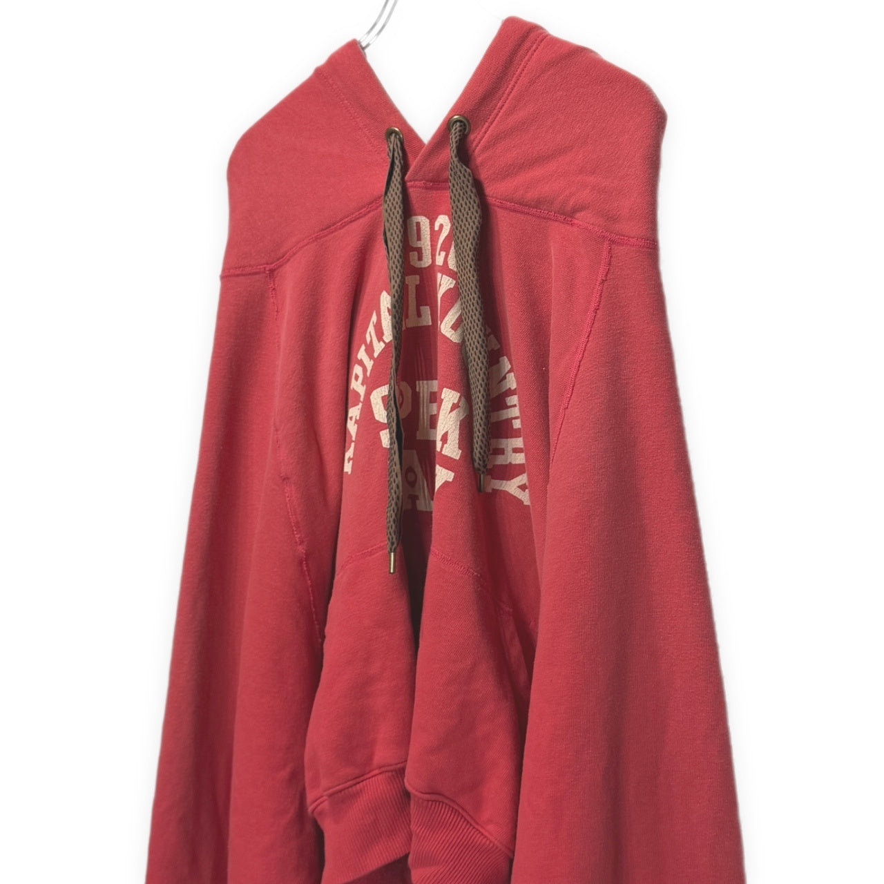 KAPITAL 24AW SPEAKEASY COLLEGE PRINTED HOODIE スピークイージーカレッジプリントフーディ アイプリントオーバーサイズサムホールパーカー 指貫 目 眼 キャピタル メンズ レディース ユニセックス