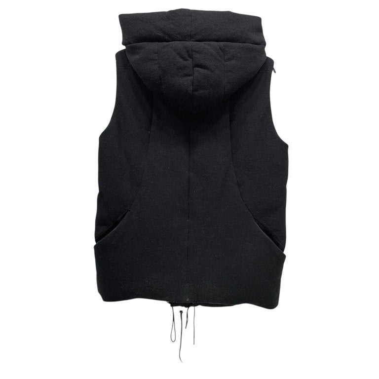 The Viridi-anne 16AW ウールフランネルハイネックスナップボタンダウンベスト ノースリーブ ジャケット ブルゾン コート アウター ヴィリジアン メンズ