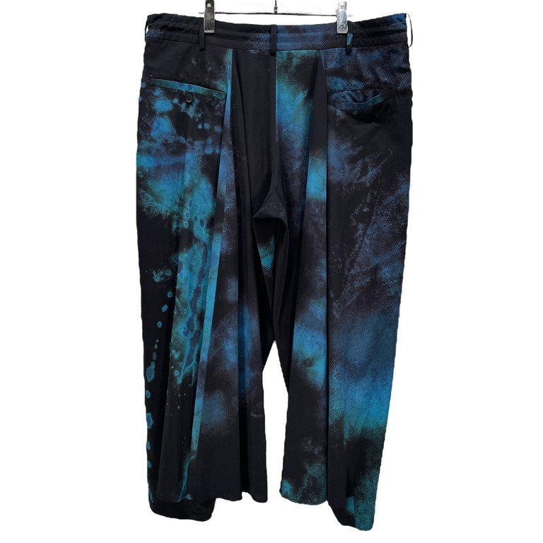 S'YTE Yohji Yamamoto 23SS INKJET PRINTED CROW PANTS インクジェットプリントカラスパンツ 総柄 ドローストリングイージーパンツ ボトムス ヨウジヤマモト メンズ レディース ユニセックス