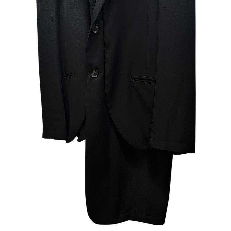 Yohji Yamamoto Pour Homme 18SS ウールギャバジンレイヤードテーラードジャケット 煩悩 ブレザー ブルゾン コート アウター 定価156,200円 ヨウジヤマモトプールオム メンズ