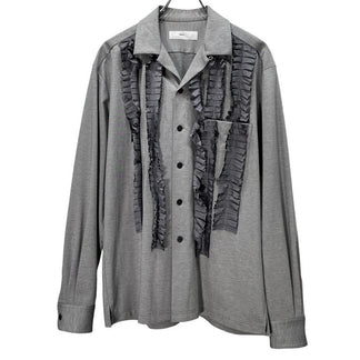 TOGA VIRILIS 20AW キュプラフリルオープンカラーシャツ 開襟 ブラウス トップス TV02-JJ348 トーガ ビリリース メンズ
