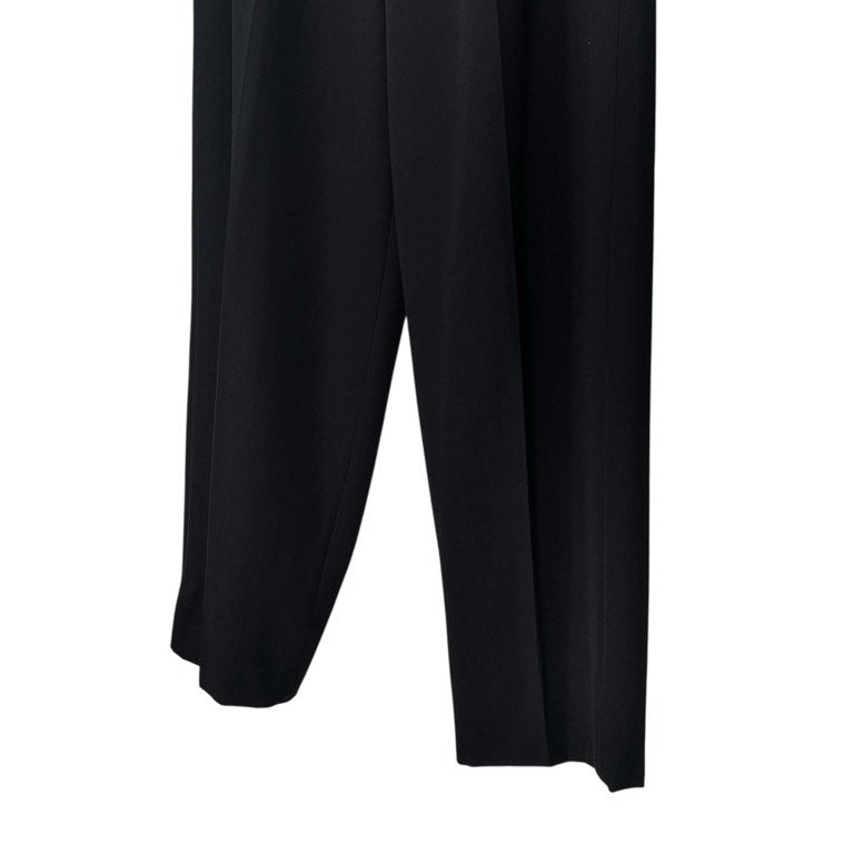 Yohji Yamamoto Pour Homme ウールギャバジン2タックテーパードパンツ スラックス トラウザーズ Archive 80s 90s 丸文字ロゴ 初期 ボトムス ヨウジヤマモトプールオム メンズ