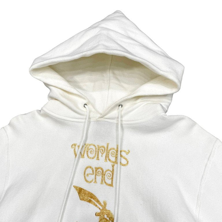 Vivienne Westwood Worlds End 短剣ロゴプリント裏起毛パーカー フーディ Archive 90s ヴィヴィアンウエストウッド ワールズエンド