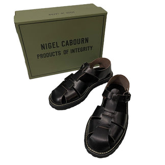 Nigel Cabourn 23SS LEATHER GURKHA SANDAL  size 10 28cm 新品未使用 靴 シューズ サンダル タンニンレザー Vibramソール 参考定価¥48,400- ナイジェルケーボン メンズ