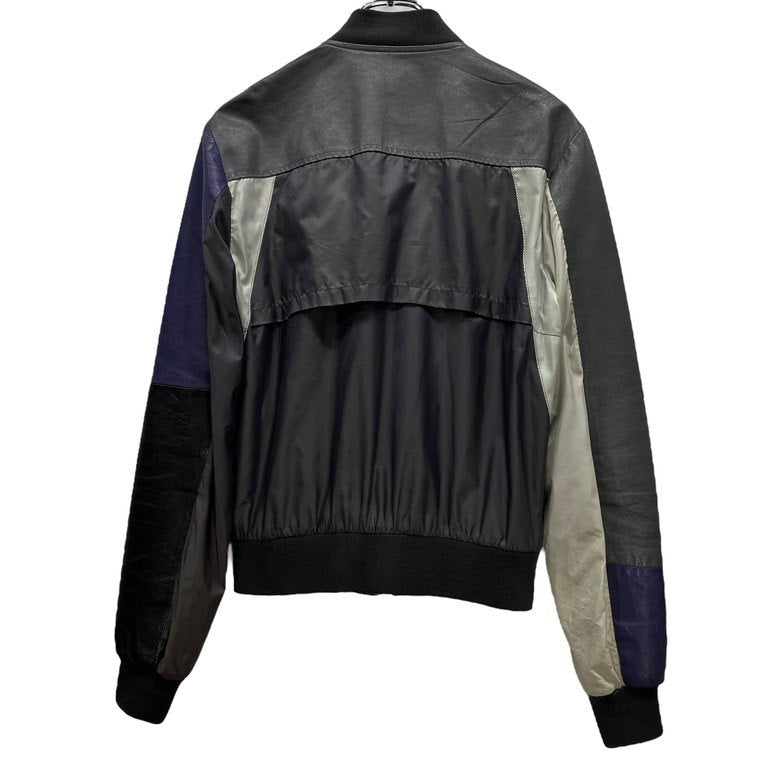 Maison Martin Margiela 10 07SS 再構築レザーパッチワークブルゾン ジャケット コート アウター Archive 00s 本人期 メゾンマルタンマルジェラ メンズ