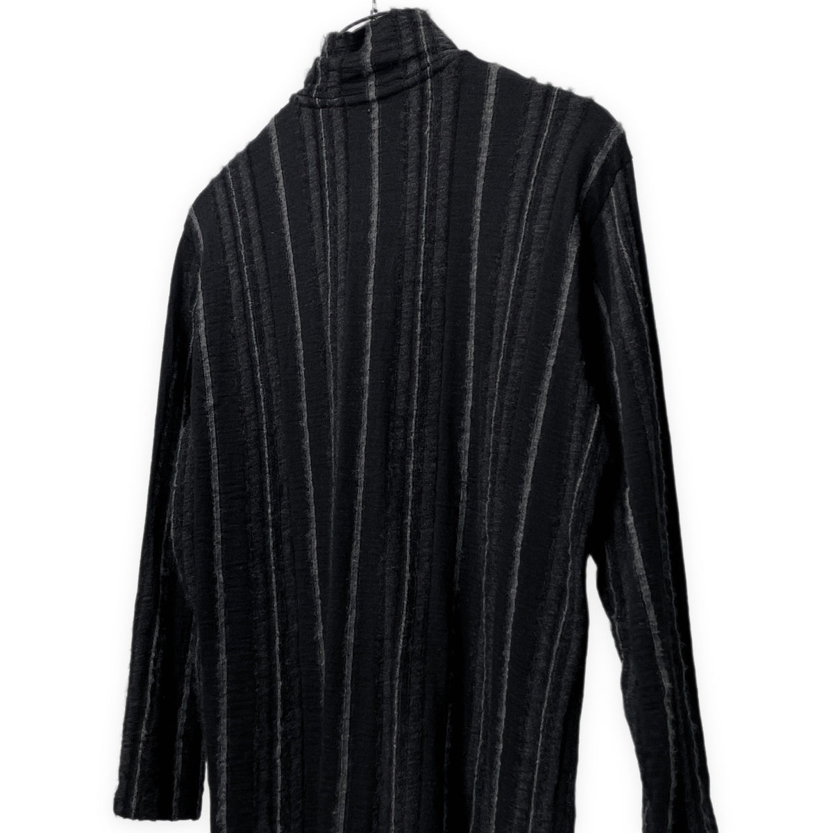 Y's for men ストライプハーフジッププルオーバーニットトップス Archive ハイネック セーター Yohji Yamamoto Pour Homme ヨウジヤマモトプールオム ワイズフォーメン メンズ