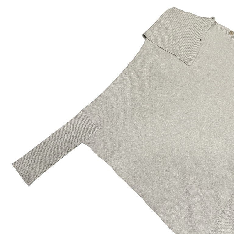 Y's スクエアシルエットサイドボタンアップハイネックニットセーター 変形 トップス ドルマン Yohji Yamamoto Femme ヨウジヤマモトファム ワイズ レディース