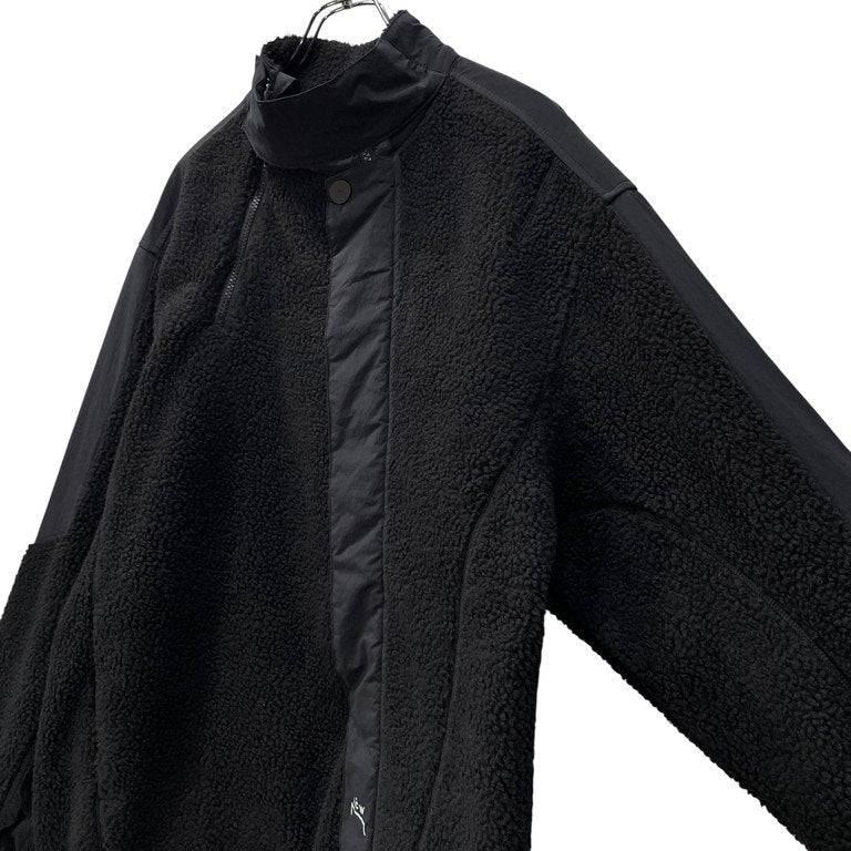 A-COLD-WALL 21AW BIAS FLEECE JACKET バイアスダブルジップ切替フリースジャケット ボア ブルゾン アウター 定価96,830円 ア コールドウォール メンズ