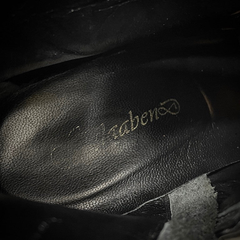 GalaabenD グレンソンキップレザーポインテッドトゥヒールブーツ サイドジップシューズ 靴 クツ 定価90,200円 ガラアーベント メンズ