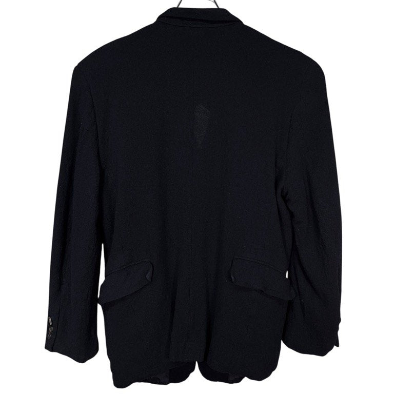 COMME des GARCONS HOMME PLUS ウールナイロンガーゼ5ポケットナローラペル3Bテーラードジャケット ブレザー Archive 90s 初期 ブルゾン コート アウター コムデギャルソンオムプリュス メンズ
