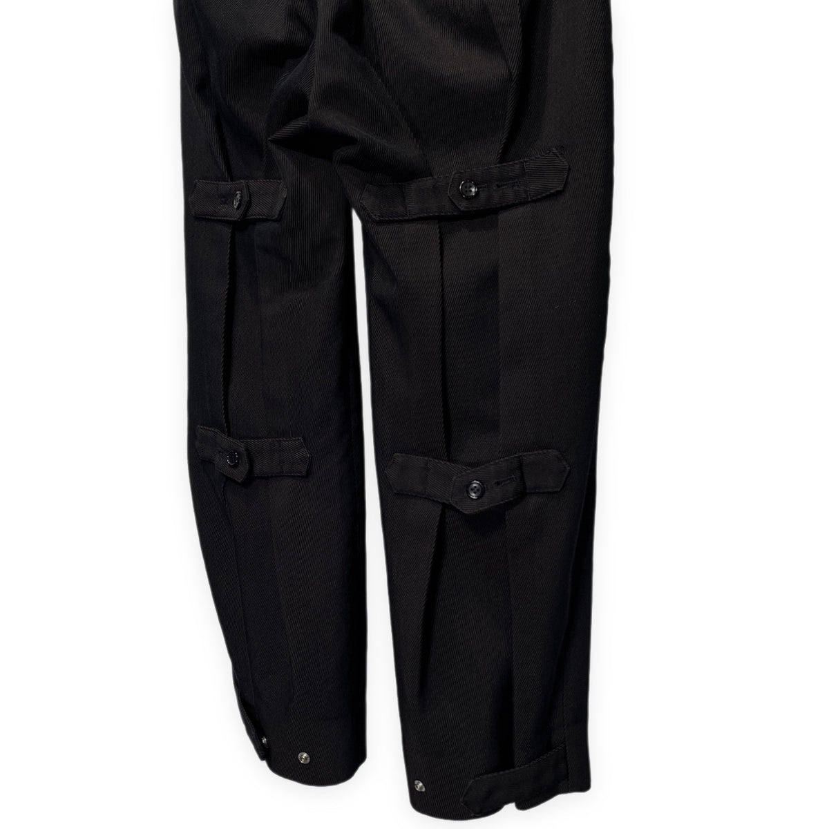 SYU.HOMME/FEMM 20AW Nu bontage pants スラックスボンテージパンツ バックアジャスター ベルト ボトムス H20aw-24 シュウ オム フェム メンズ