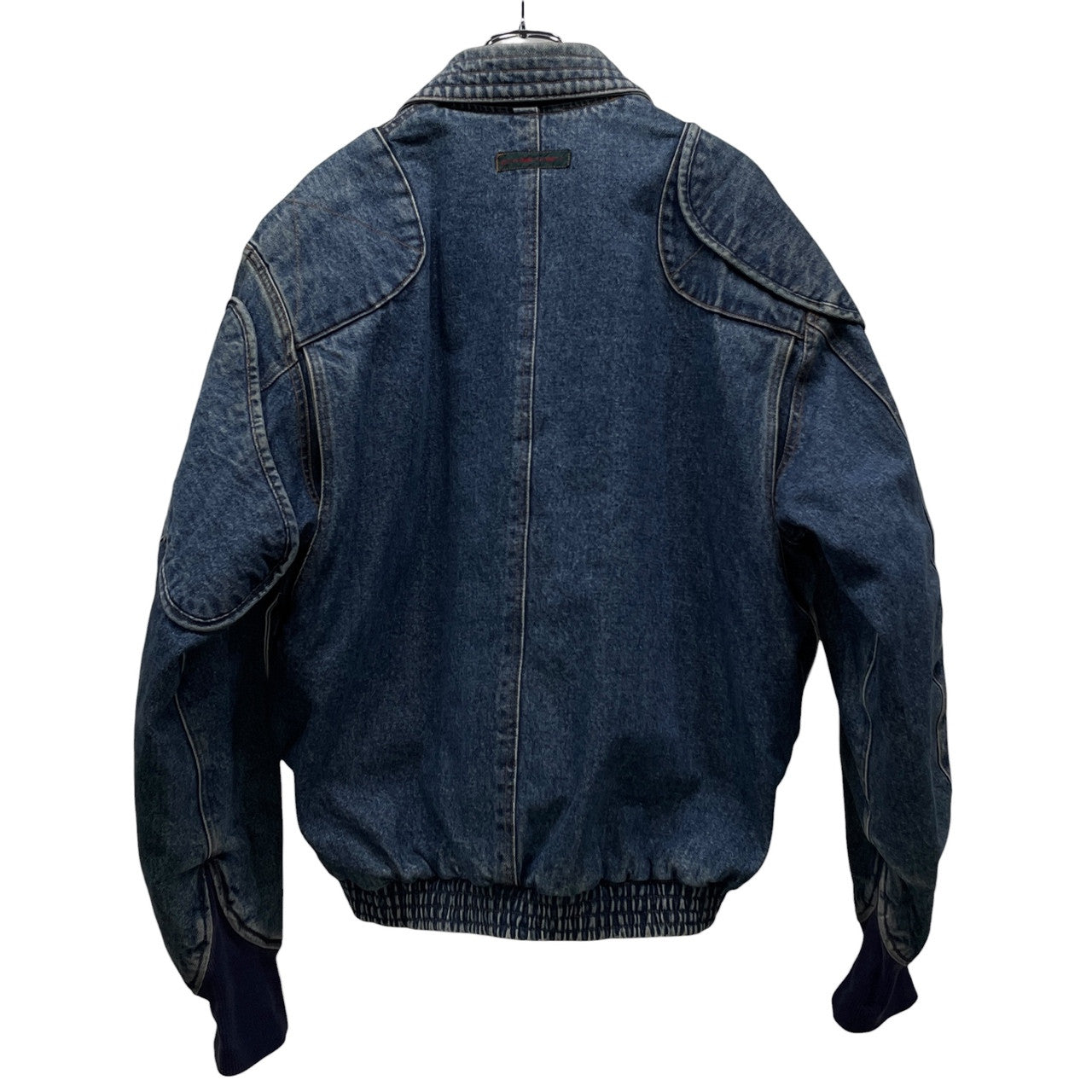 KATHARINE HAMNETT 86AW DENIM CARGO BOMBER JACKET デニムカーゴボンバージャケット ブルゾン コート アウター Archive 80s 90s 希少 初期 OLD VINTAGE レア キャサリンハムネット メンズ