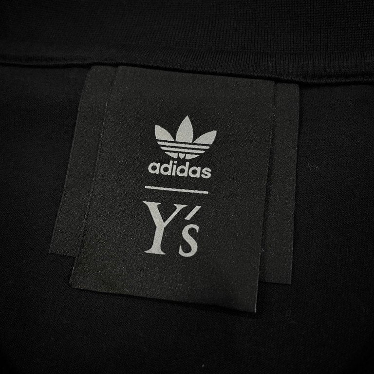 Y's × adidas 23SS 50th Anniversary サボテンフラワー立体プリントスリーストライプカットソー Tシャツ