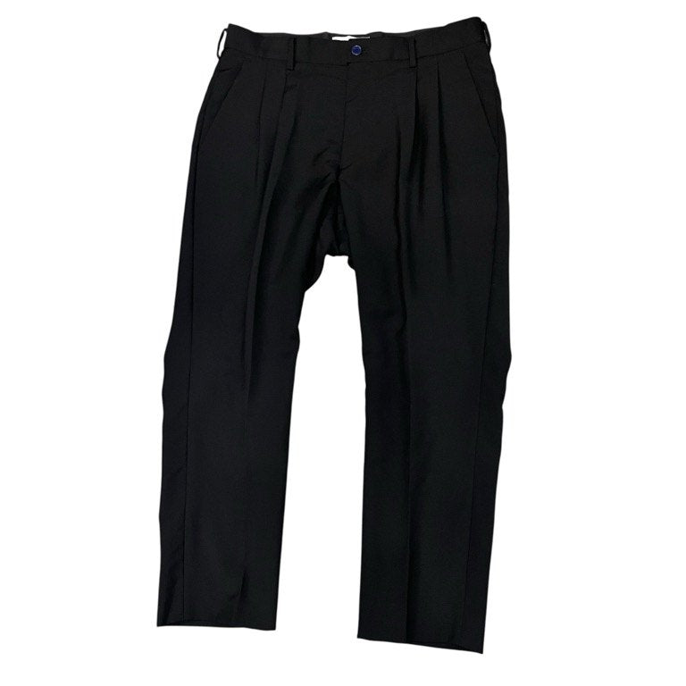 marka 2TUCK SLIM TAPERED FIT ウールモヘヤスリムテーパードフィットパンツ スラックス トラウザーズ ボトムス モヘア 定価28,600円 マーカ メンズ