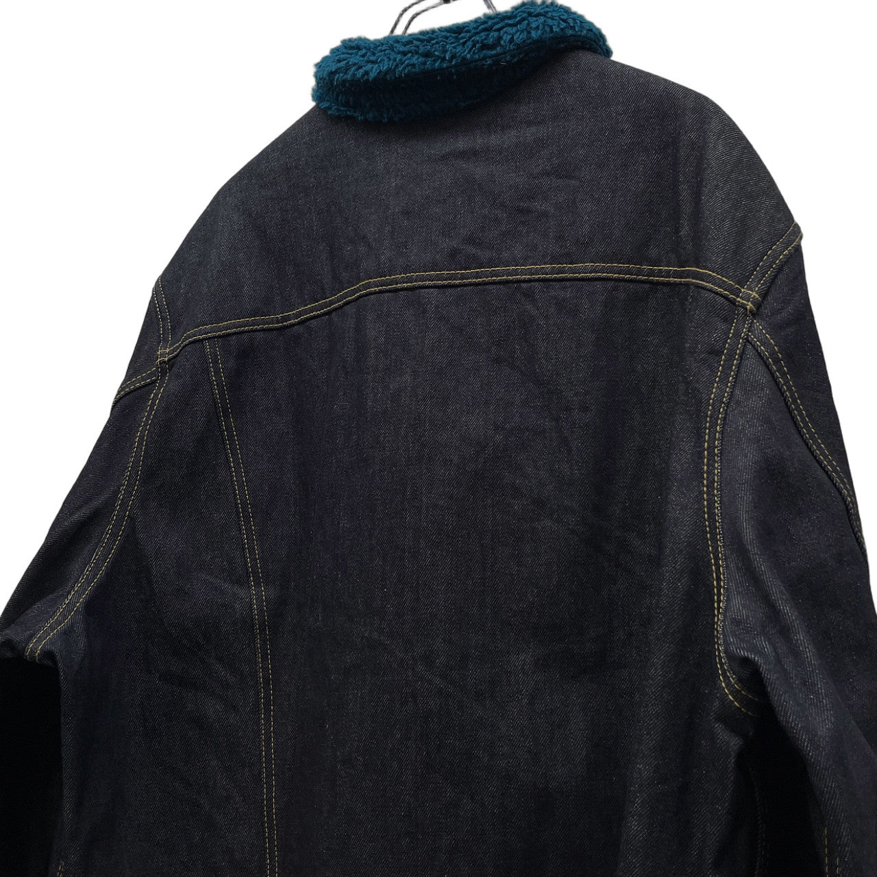 FACETASM ボアカラーインディゴデニムオーバーサイズトラッカージャケット ブルゾン コート アウター IS-JK-U01 ファセッタズム メンズ