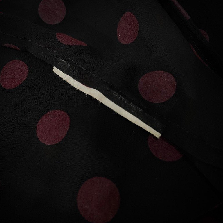 robe de chambre COMME des GARCONS シースルーフロッキードットカットスラッシュジップアップブルゾン ジャケット Archive アウター 現コムコム コムデギャルソン レディース