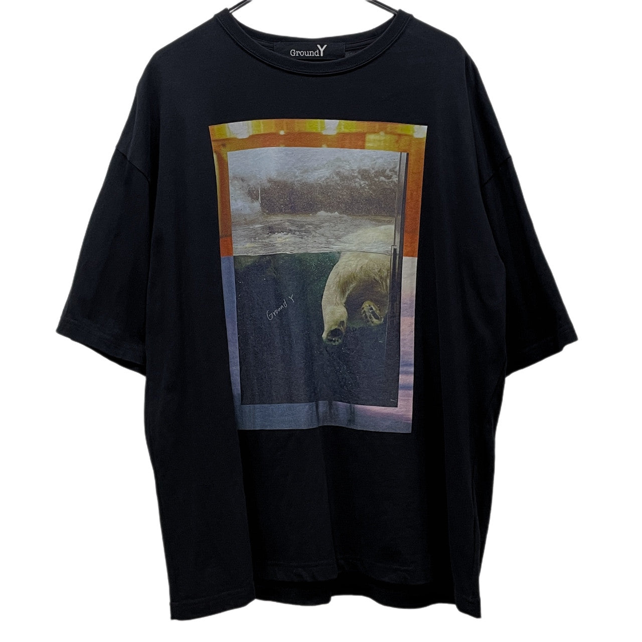 Ground Y フォトプリントクルーネックTシャツ カットソー Tee T-shirt 半袖 トップス Yohji Yamamoto グラウンドワイ ヨウジヤマモト メンズ レディース ユニセックス