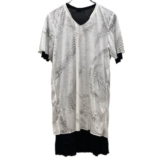 14th Addiction レイヤードカットオフTシャツ カットソー Tee T-shirt トップス Y2K 半袖 フォーティーンスアディクション メンズ