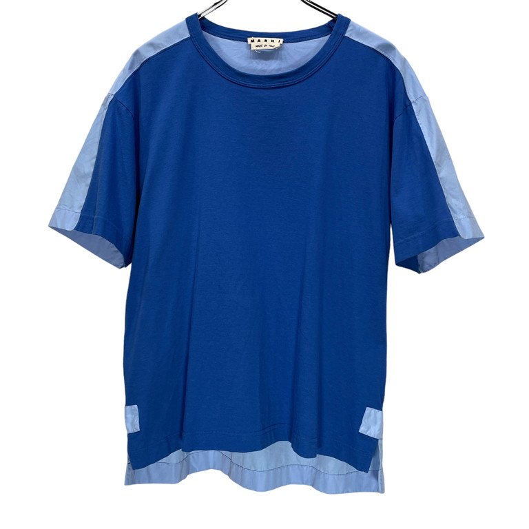 MARNI 18AW 天竺ブロードドッキングTシャツ カットソー 半袖 切替 Tee T-shirt