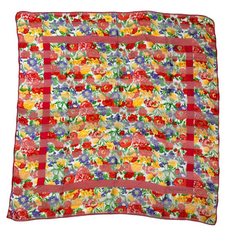 YVES SAINT LAURENT YVES SAINT LAURENT スカーフ フローラル