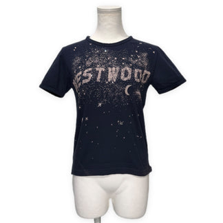 Vivienne Westwood MILKY WAY TEE ミルキーウェイTシャツ ストーン装飾銀河プリントカットソー Tee T-shirt Archive 90s GOLD LABEL KNIT WEAR ヴィヴィアンウエストウッド ゴールドレーベル レディース