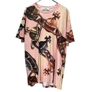 Vivienne Westwood 総柄オーブプリントカットソー Tシャツ Tee T-shirt トップス 半袖 Archive IMPORT インポート コレクションライン ヴィヴィアンウエストウッド メンズ レディース