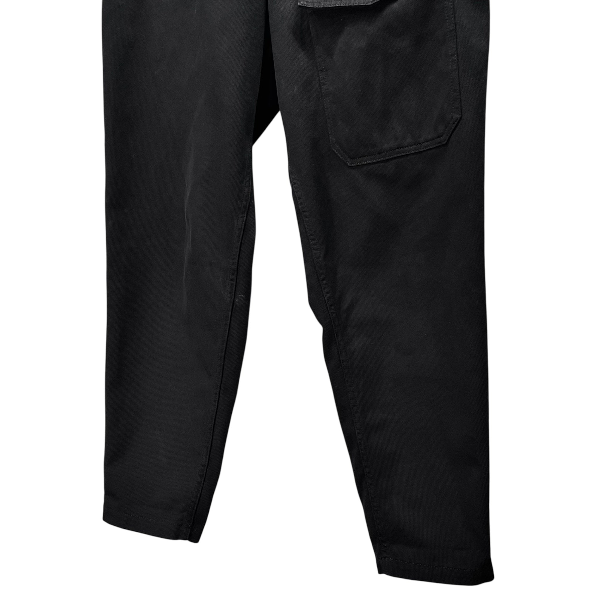 Yohji Yamamoto Pour Homme BLACK Scandal 21AW コットンウエスト紐イージーワークカーゴパンツ テーパード ボトムス ヨウジヤマモトプールオム ブラックスキャンダル メンズ