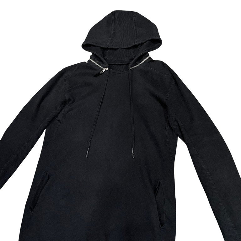 11 by Boris Bidjan Saberi ジップフードプルオーバーサムホールフーディ フーデッドパーカー フード トップス アウター 脱着 取り外し可能 BBS イレブン バイ ボリスビジャンサベリ メンズ