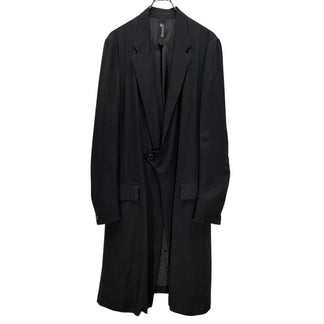 Ground Y 15AW ONE BUTTON COAT テンセルワンボタンロングコート ジャケット ブルゾン アウター Yohji Yamamoto ヨウジヤマモト グラウンドワイ メンズ レディース ユニセックス