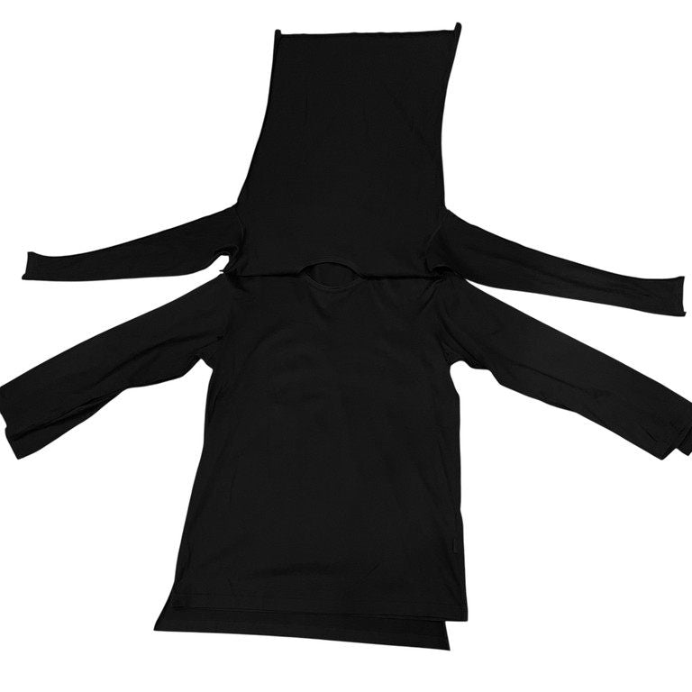 B Yohji Yamamoto 20SS シルケット天竺解体再構築ドッキングレイヤードカットソー Tシャツ Tee T-shirt トップス ビー ヨウジヤマモト レディース