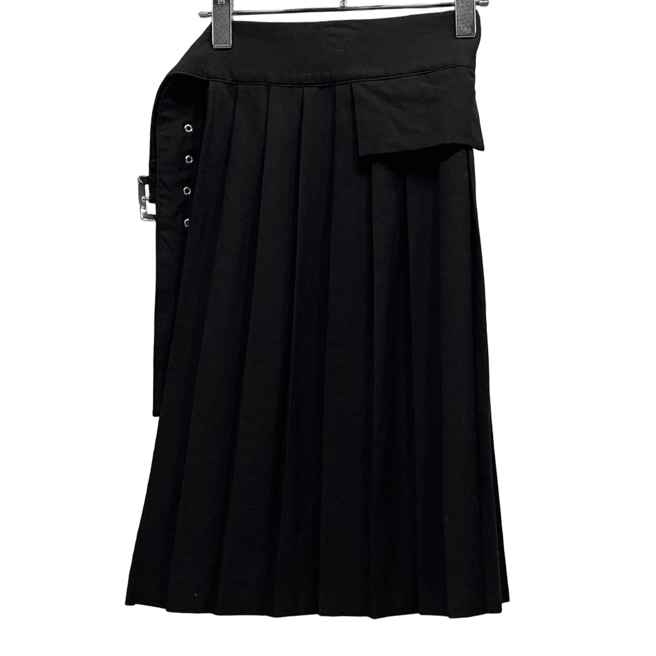 LIMI feu ウールプリーツアシンメトリー巻きスカート ボトムス パンツ レイヤード Yohji Yamamoto リミフゥ ヨウジヤマモト レディース