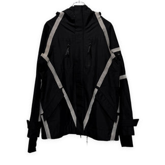 11 by Boris Bidjan Saberi シームテープサムホール付ハイネックマウンテンパーカー ジャケット ブルゾン コート アウター ボリスビジャンサベリ メンズ