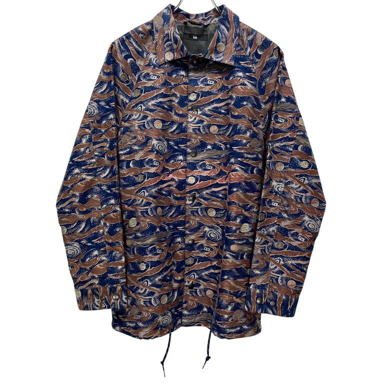 ink SPACE CAMO COACH JACKET スペースカモフラージュコーチジャケット 総柄 宇宙 迷彩 ブルゾン アウター インク メンズ レディース ユニセックス