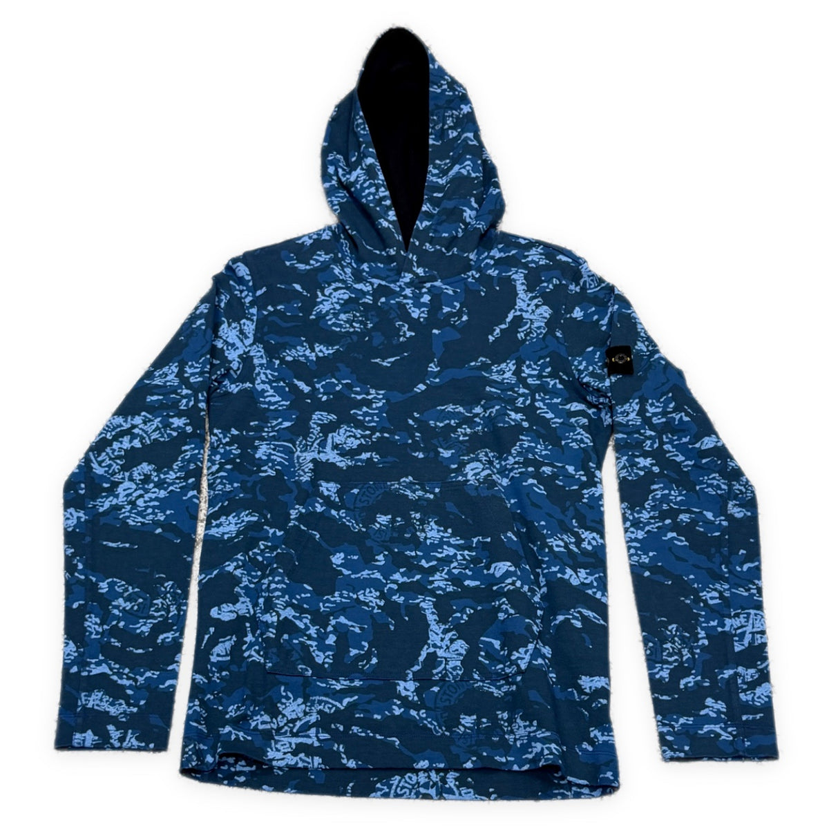 STONE ISLAND JUNIOR 13SS 天竺カモフラージュ柄プリントプルオーバーフーディ パーカー 迷彩 総柄 ロゴ トップス ストーンアイランド ジュニア レディース キッズ