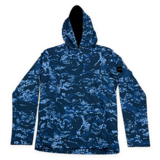 STONE ISLAND JUNIOR 13SS 天竺カモフラージュ柄プリントプルオーバーフーディ パーカー 迷彩 総柄 ロゴ トップス ストーンアイランド ジュニア レディース キッズ