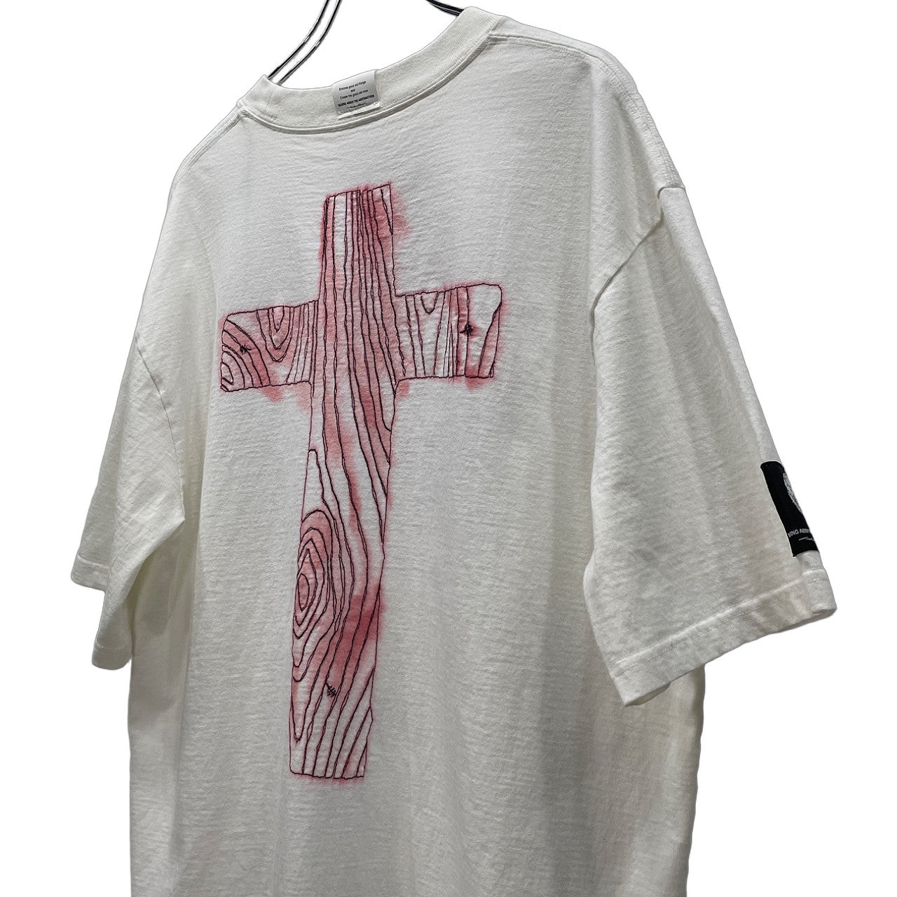 TALKING ABOUT THE ABSTRACTION 25SS SMOUDGE T-SHIRT バッククロス刺繍ギタープリントTシャツ カットソー Tee T-shirt トップス 未使用タグ付き NPT-T-007 定価24,200円 TATA トーキングアバウト ジ アブストラクション