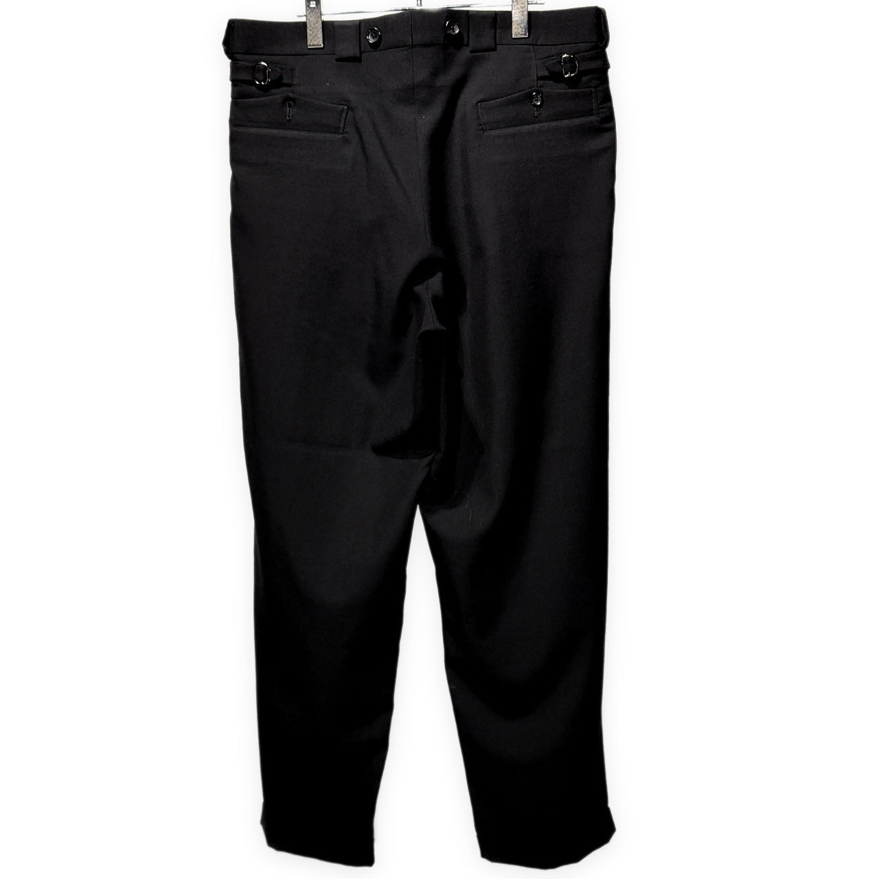 Y's for men RED TAG ウールギャバジンサイドアジャスターサスペンダーボタンパンツ スラックス トラウザーズ ボトムス Archive 90s 赤タグ Yohji Yamamoto Pour Homme ヨウジヤマモトプールオム ワイズフォーメン メンズ