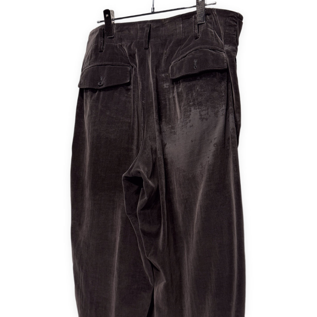 Y's for men コットンベロア3タック側章ワイドテーパードパンツ スラックス トラウザーズ 脇テープ Archive 90s Yohji Yamamoto Pour Homme ヨウジヤマモトプールオム ワイズフォーメン メンズ