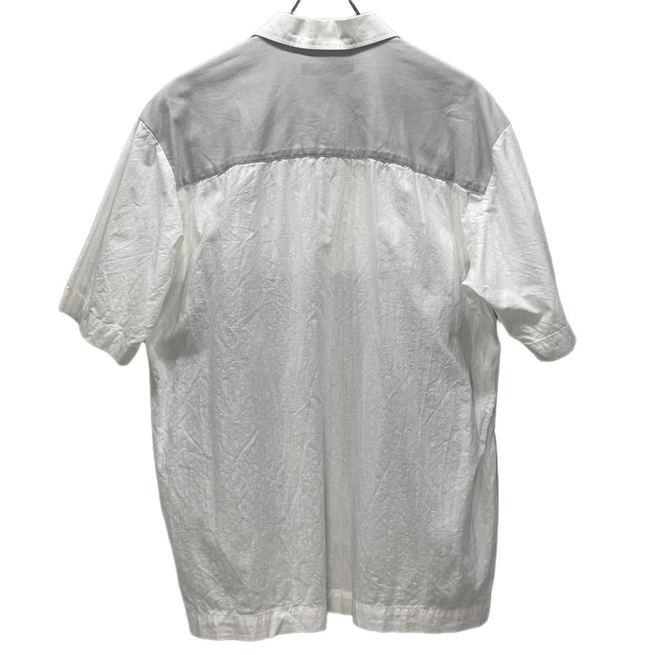ISSEY MIYAKE MEN コットンガーゼ切替プルオーバーシャツ ブラウス トップス 半袖 イッセイミヤケ メン メンズ