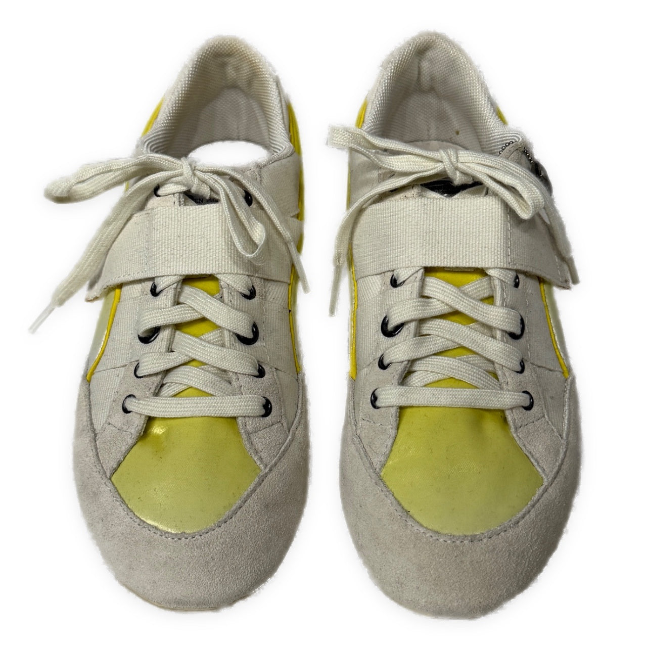 Alexander McQueen × PUMA 10SS CUTMAN SATIN LOW WN’S スエードレザー切り替えローカットスニーカー シューズ 22.5cm アレキサンダーマックイーン プーマ レディース