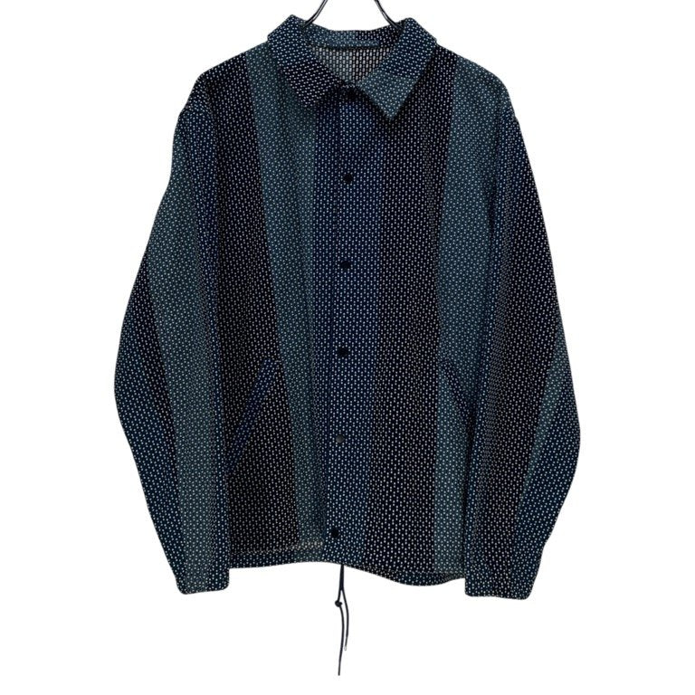 KUON SASHIKO COACH JACKET wagamama別注 刺し子刺繍コーチジャケット ブルゾン コート アウター クオン メンズ